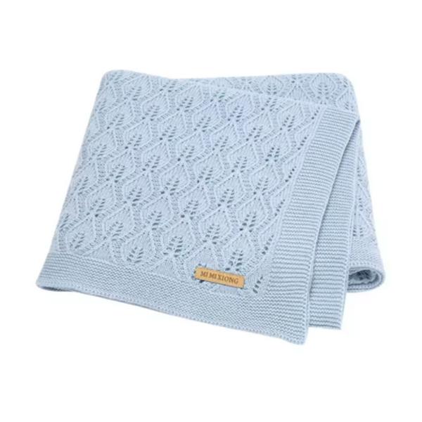 gestrickte Babydecke